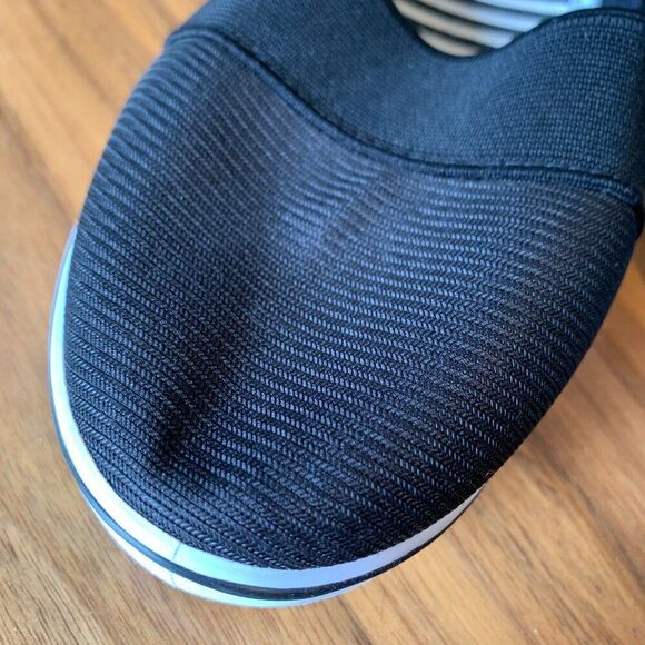 Shoe, new, sz 39, canvas deck shoe, walking, sneaker, slide on, wedge heel, - Picture 3 of 16